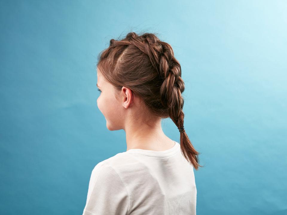 Kids Hair How To Do A Four Strand Knot Braid